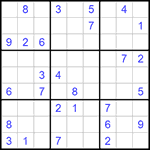 Судоку 9х9 #805 средний