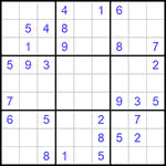 Судоку 9х9 #807 средний