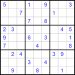 Судоку 9х9 #810 средний