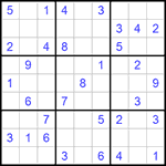 Судоку 9х9 #812 средний