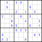 Судоку 9х9 #813 средний