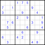 Судоку 9х9 #815 средний