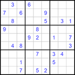 Судоку 9х9 #816 средний