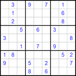 Судоку 9х9 #817 средний