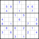 Судоку 9х9 #818 средний