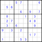 Судоку 9х9 #819 средний