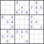 Судоку 9х9 #822 средний