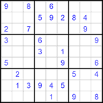 Судоку 9х9 #823 средний