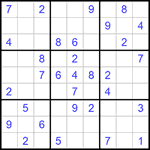 Судоку 9х9 #824 средний