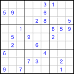 Судоку 9х9 #826 средний