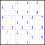 Судоку 9х9 #829 средний