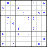 Судоку 9х9 #830 средний