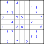 Судоку 9х9 #831 средний