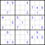 Судоку 9х9 #835 средний
