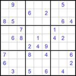 Судоку 9х9 #837 средний