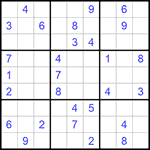 Судоку 9х9 #838 средний