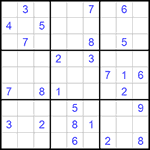 Судоку 9х9 #840 средний