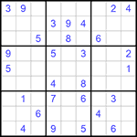 Судоку 9х9 #844 средний