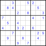 Судоку 9х9 #845 средний