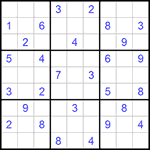 Судоку 9х9 #846 средний