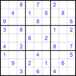 Судоку 9х9 #848 средний