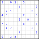 Судоку 9х9 #850 средний
