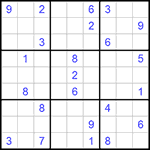 Судоку 9х9 #785 трудный