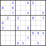 Судоку 9х9 #788 трудный