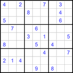 Судоку 9х9 #802 трудный