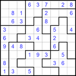 Судоку-пазл 9х9 #200 легкий