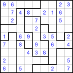 Судоку-пазл 9х9 #203 легкий