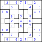 Судоку-пазл 9х9 #212 легкий
