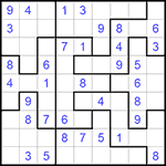 Судоку-пазл 9х9 #214 легкий