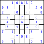 Судоку-пазл 9х9 #216 легкий