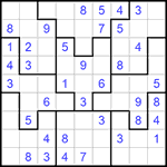 Судоку-пазл 9х9 #219 легкий