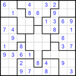 Судоку-пазл 9х9 #221 легкий