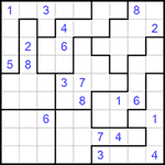 Судоку-пазл 9х9 #206 очень трудный