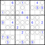 Судоку “Чет-нечет” 9х9 #129 легкий