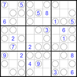 Судоку “Чет-нечет” 9х9 #131 легкий