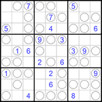 Судоку “Чет-нечет” 9х9 #132 легкий