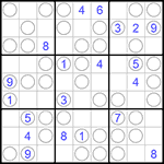 Судоку “Чет-нечет” 9х9 #133 легкий