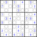 Судоку “Чет-нечет” 9х9 #134 легкий