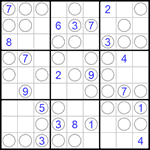 Судоку “Чет-нечет” 9х9 #135 легкий