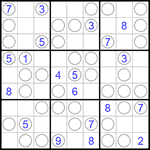 Судоку “Чет-нечет” 9х9 #141 легкий