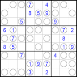 Судоку “Чет-нечет” 9х9 #143 легкий