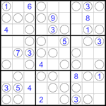 Судоку “Чет-нечет” 9х9 #144 легкий