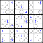 Судоку “Чет-нечет” 9х9 #145 легкий