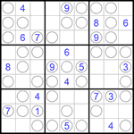 Судоку “Чет-нечет” 9х9 #147 легкий