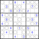 Судоку “Чет-нечет” 9х9 #149 легкий