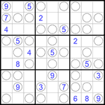 Судоку “Чет-нечет” 9х9 #151 легкий